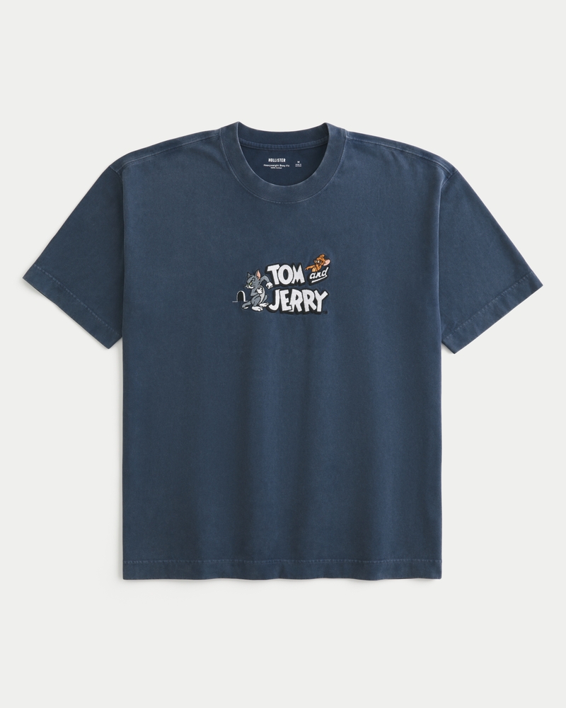 square and thick looney tunes graphic t-shirt