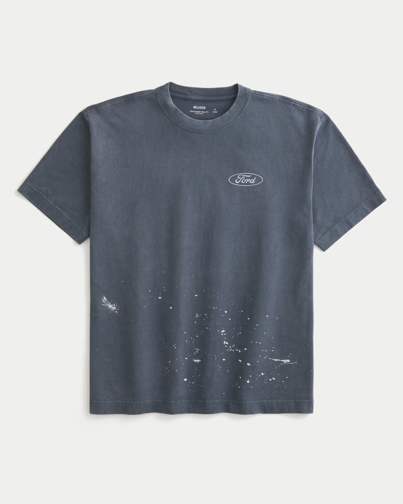 square-cut chunky toyota supra graphic t-shirt