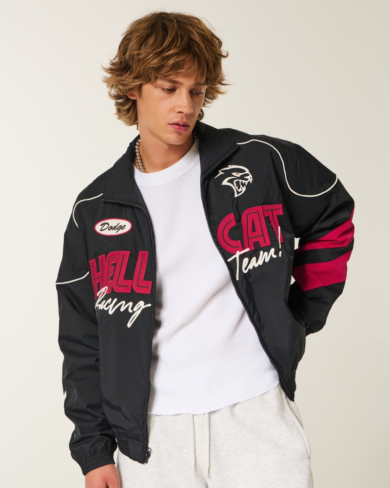shelby patterned track jacket