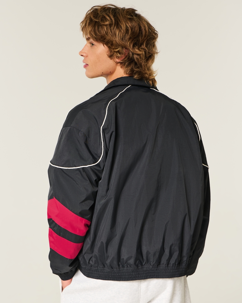 shelby patterned track jacket