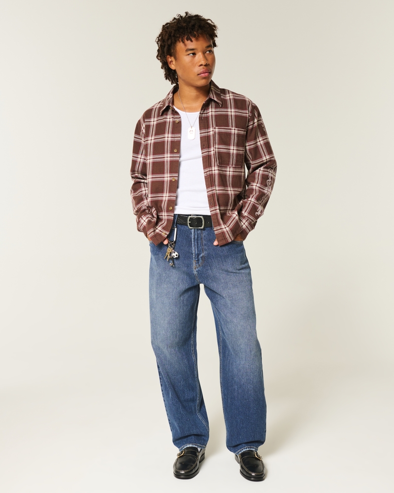 camouflage skateboard loose-fitting painter jeans