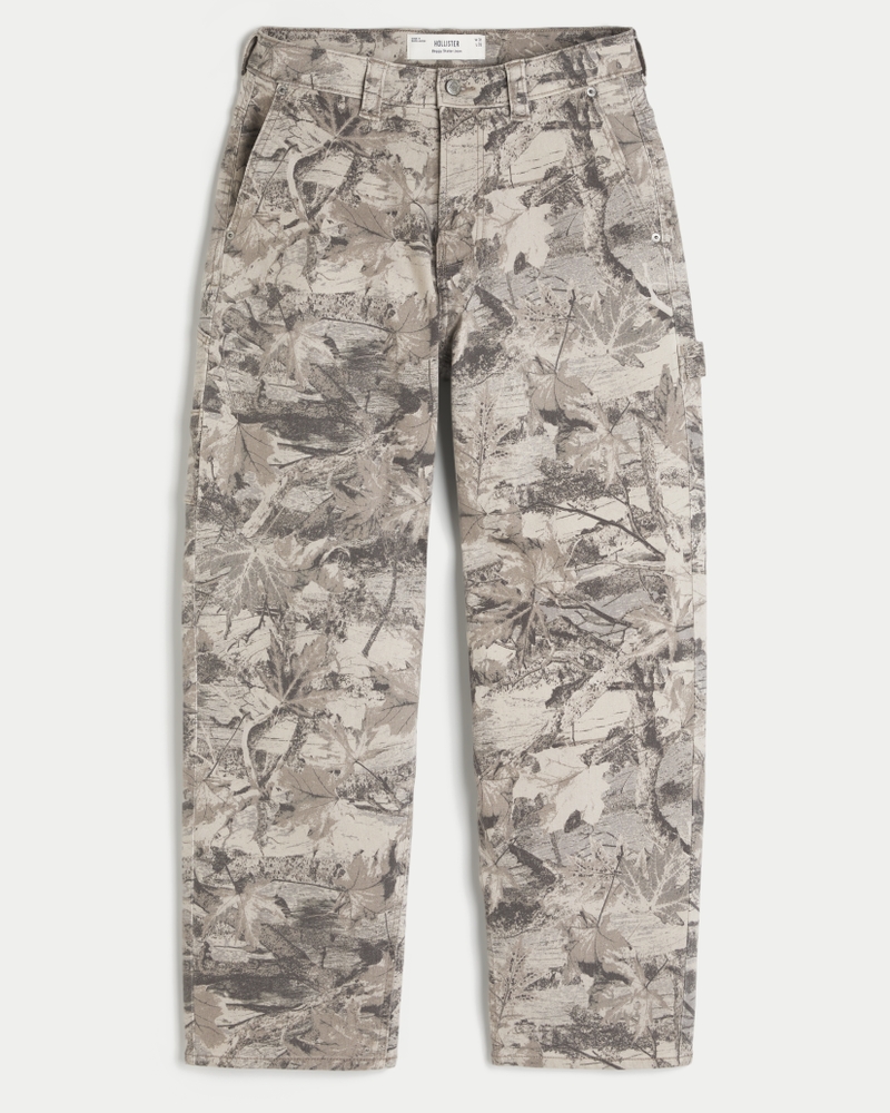 camouflage skateboard loose-fitting painter jeans