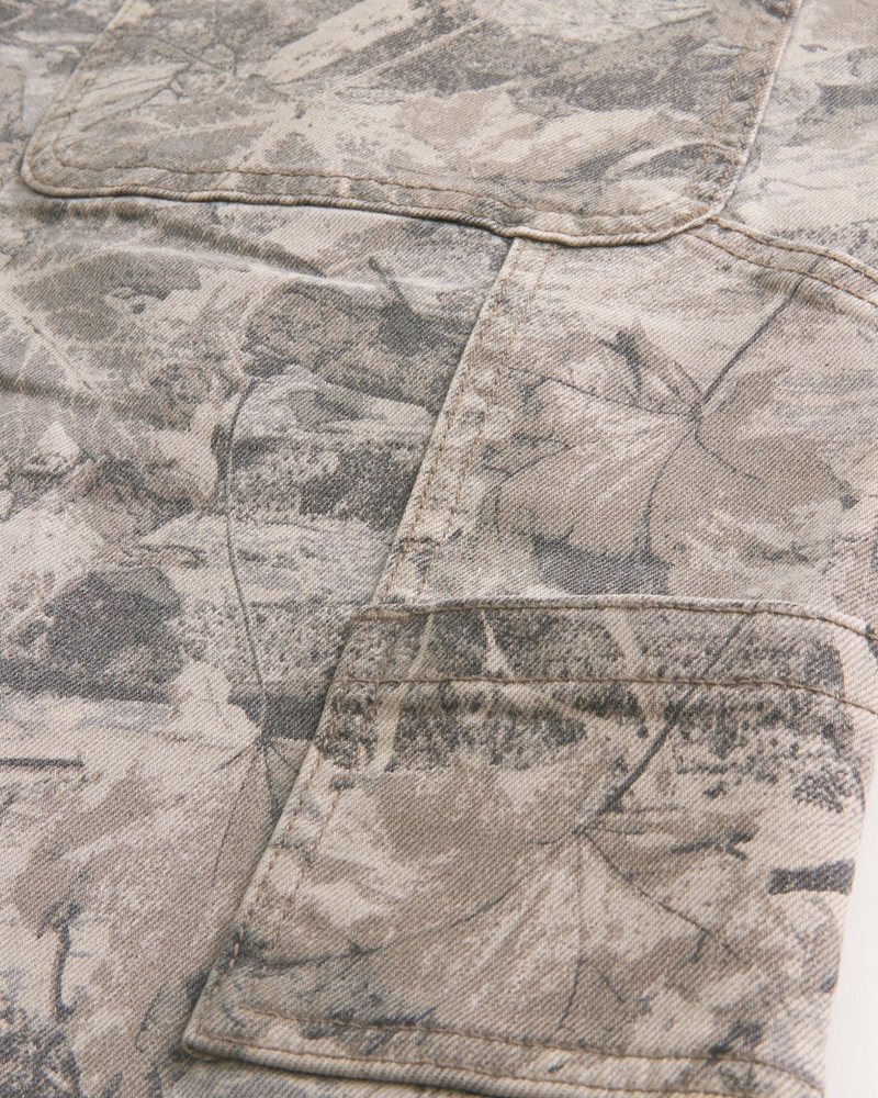 camouflage skateboard loose-fitting painter jeans