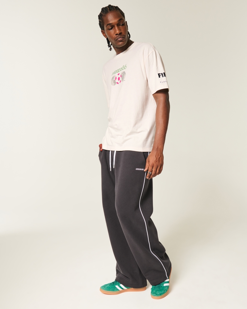 square t-shirt featuring the 1986 mexico world cup football match design.