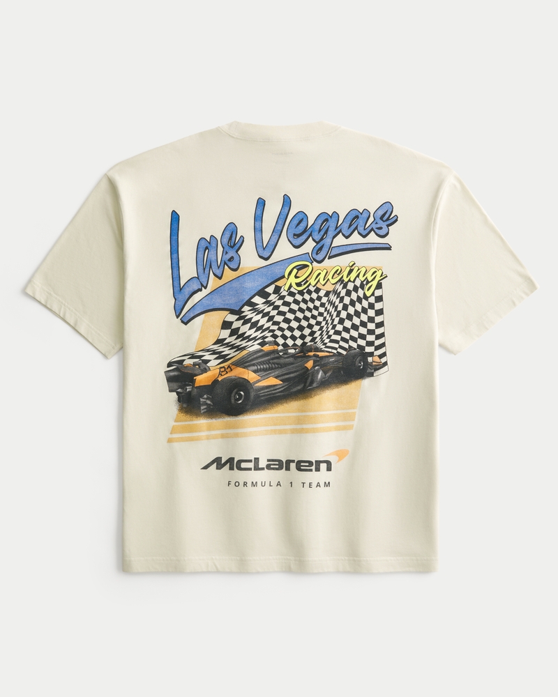 square-fit mclaren graphic t-shirt
