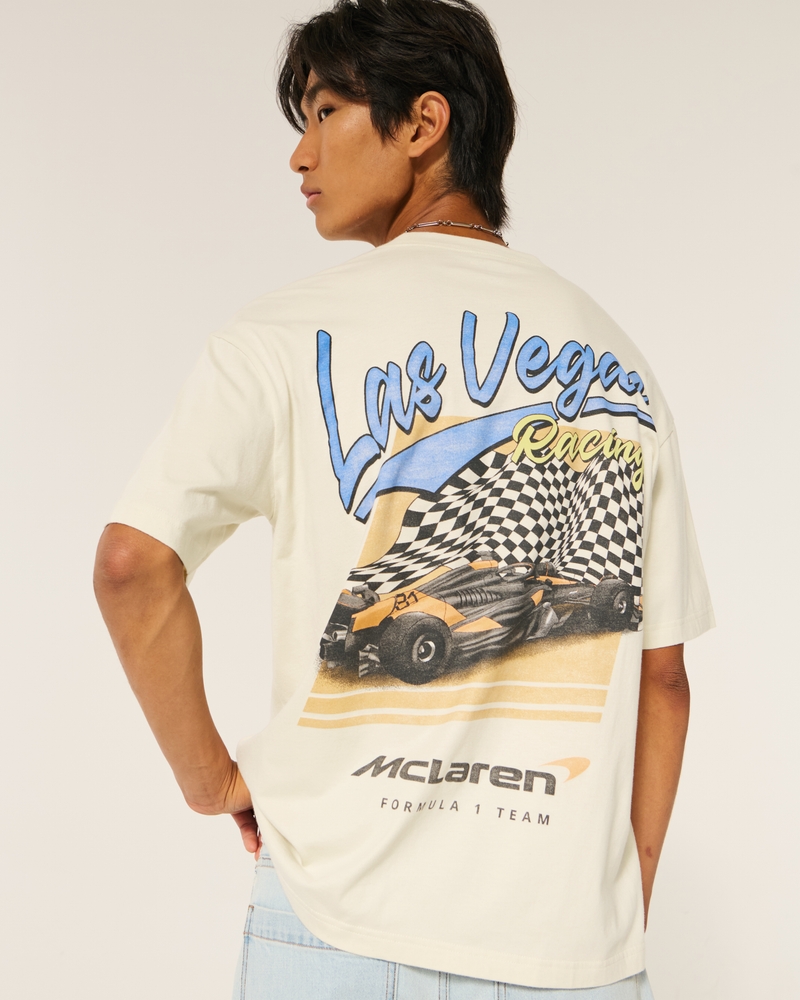 square-fit mclaren graphic t-shirt