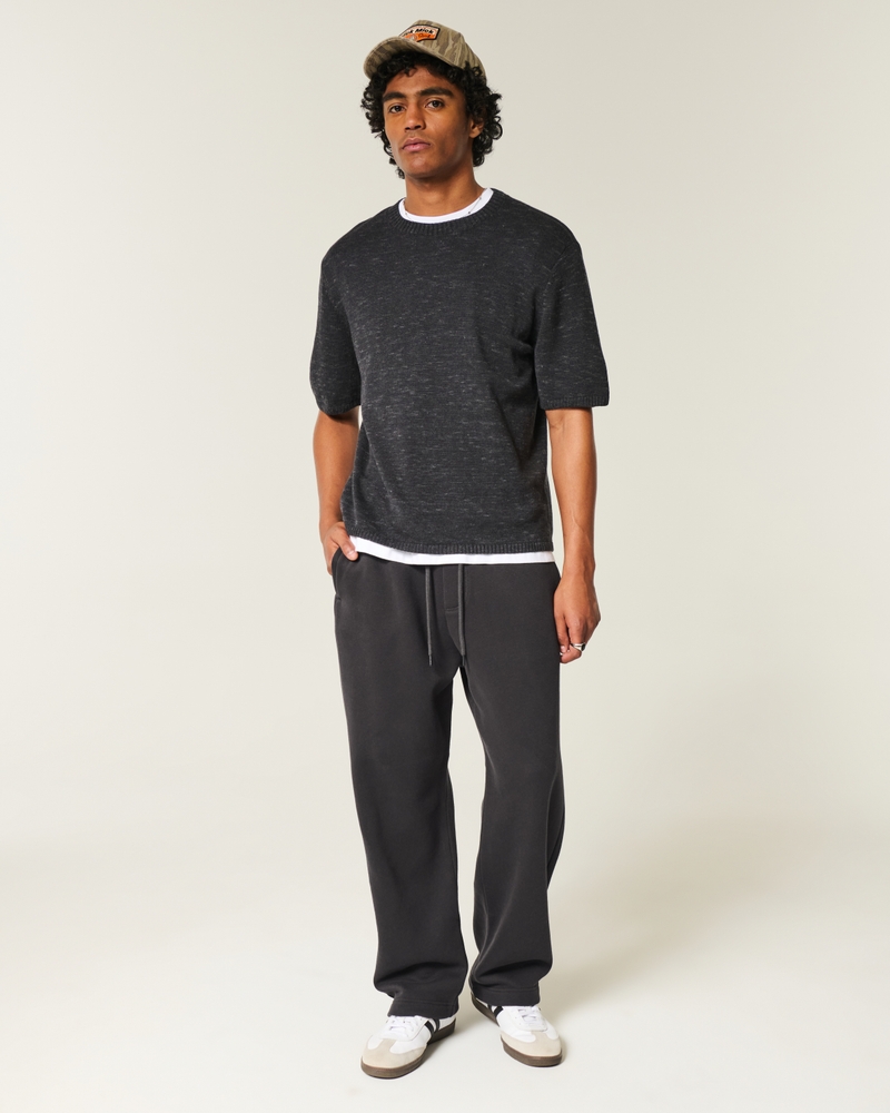 loose-fitting snakeskin pattern sweatpants