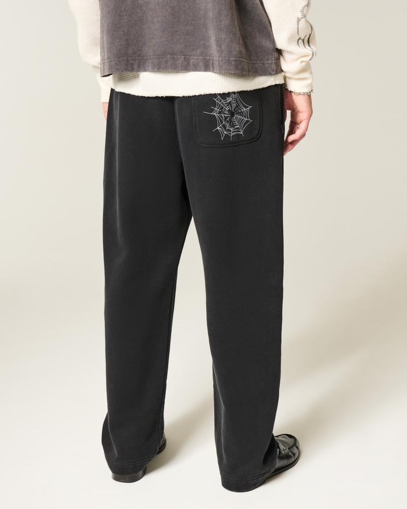 loose-fitting snakeskin pattern sweatpants