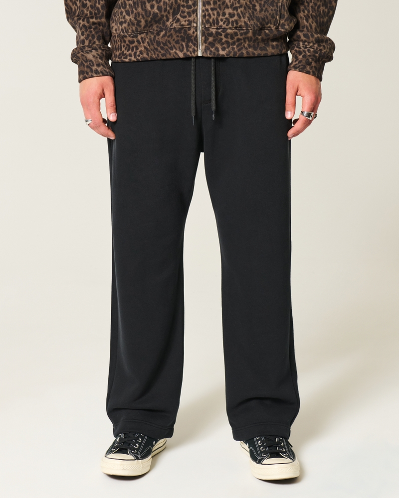 loose-fitting snakeskin pattern sweatpants