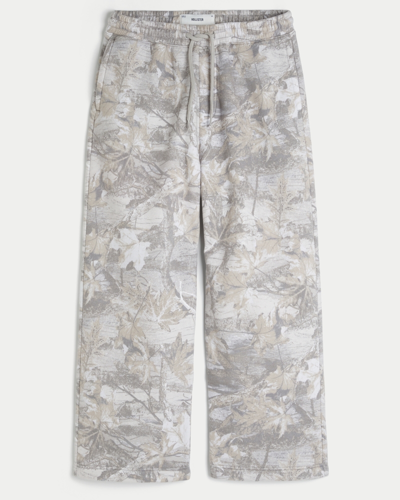 camouflage oversized sweatpants