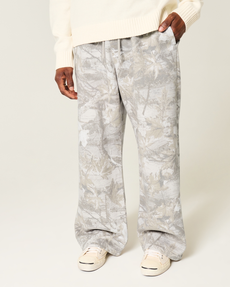camouflage oversized sweatpants