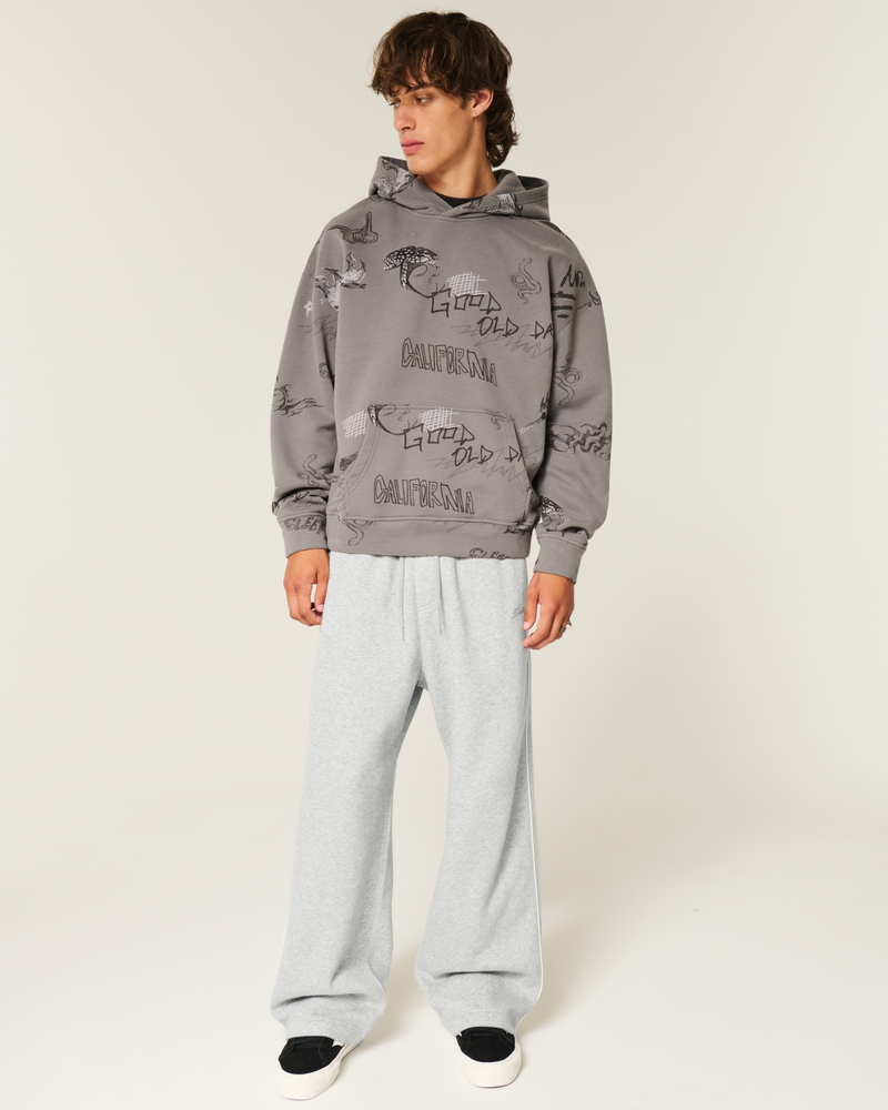camouflage oversized sweatpants