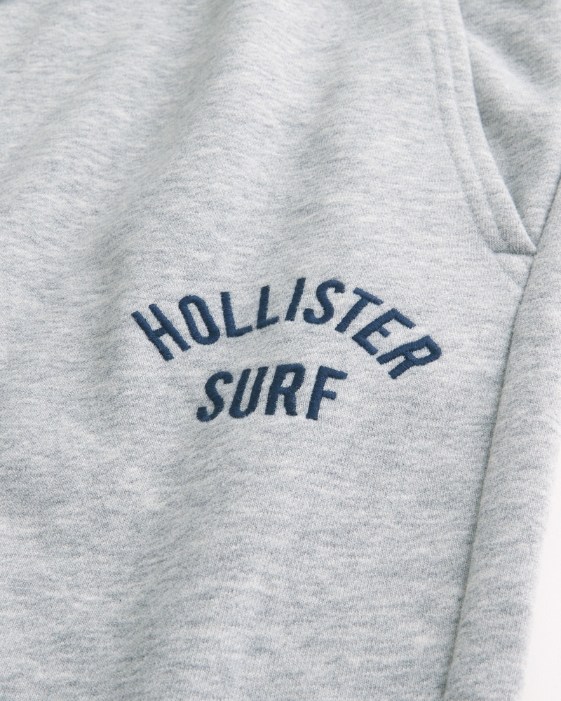 logo-print terry sweatpants in bag style