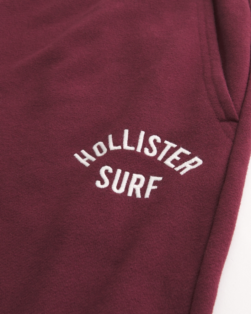 logo-print terry sweatpants in bag style