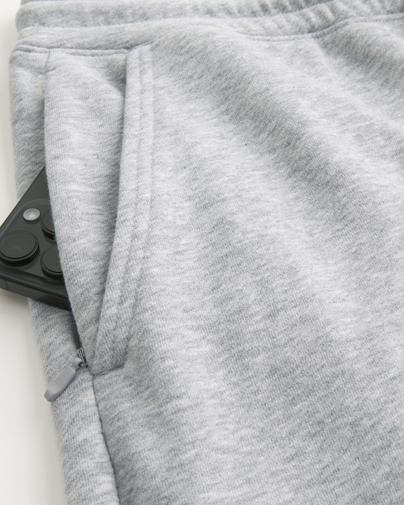 logo-print terry sweatpants in bag style