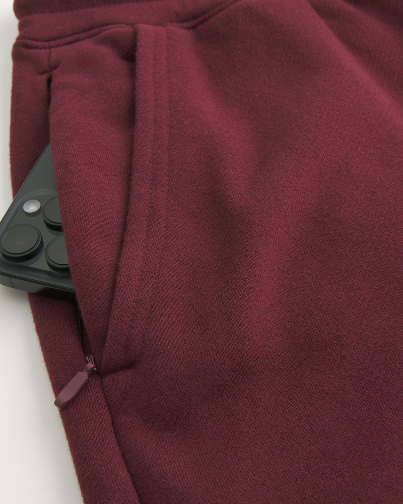 logo-print terry sweatpants in bag style
