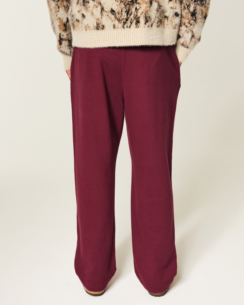 logo-print terry sweatpants in bag style