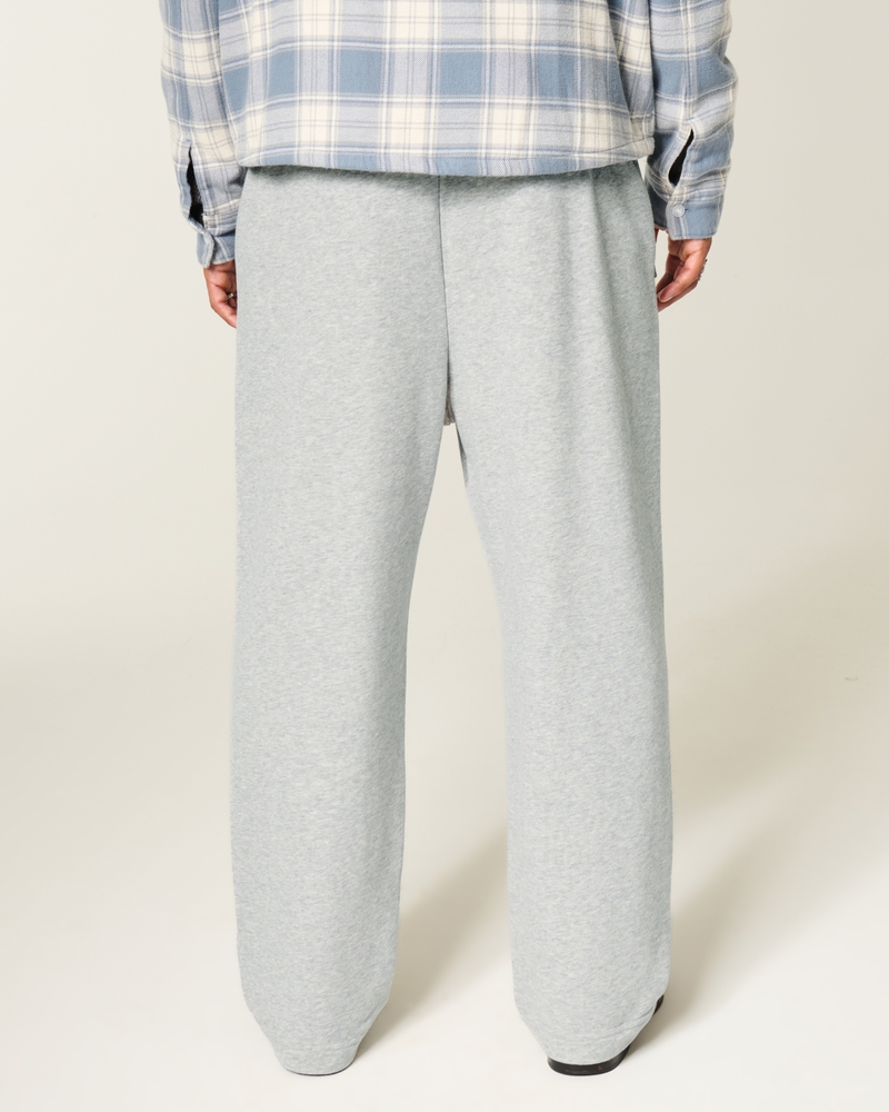logo-print terry sweatpants in bag style