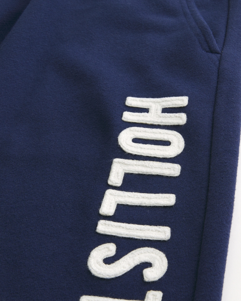 logo-print terry sweatpants in bag style
