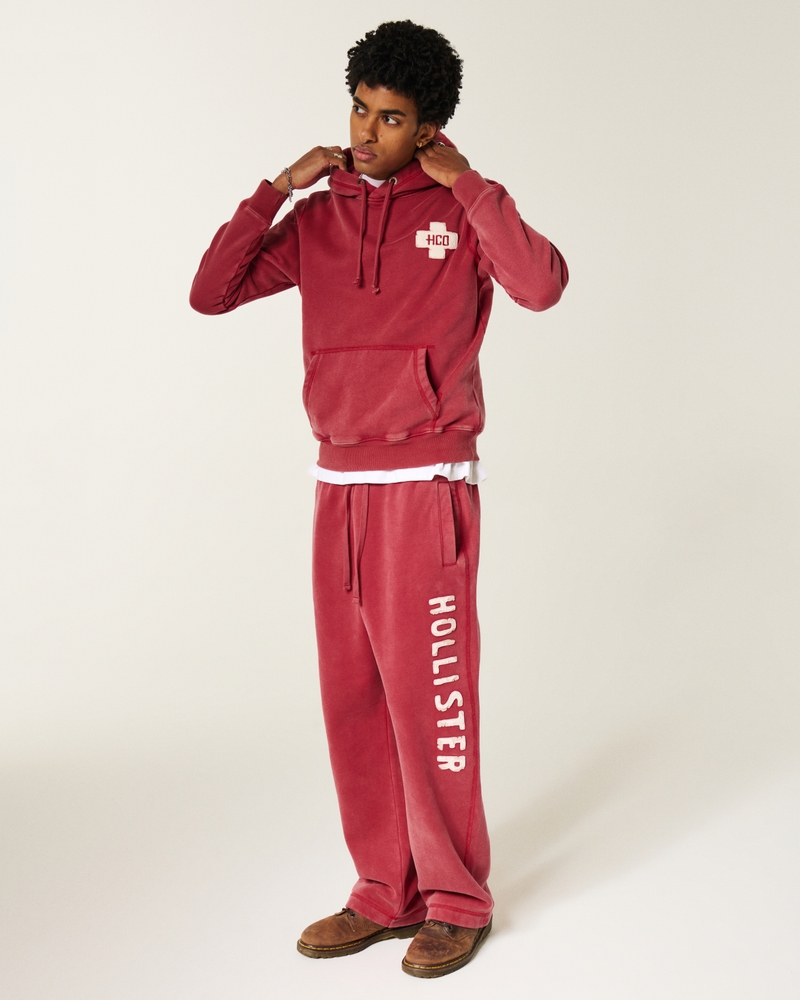 holiday vault release california print loose-fitting sweatpants