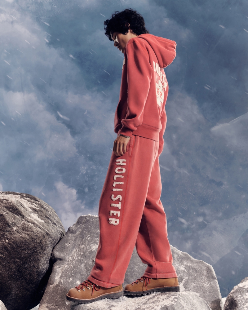 holiday vault release california print loose-fitting sweatpants