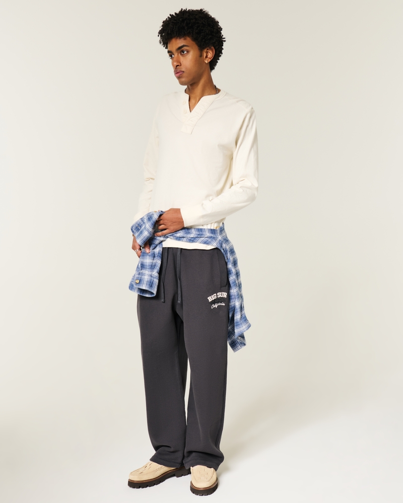 holiday vault release california print loose-fitting sweatpants