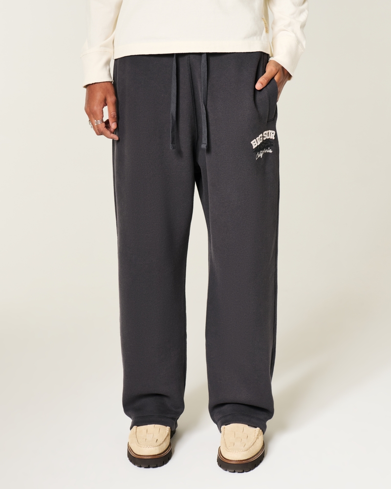 holiday vault release california print loose-fitting sweatpants