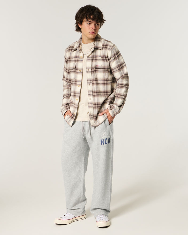 holiday vault release california print loose-fitting sweatpants