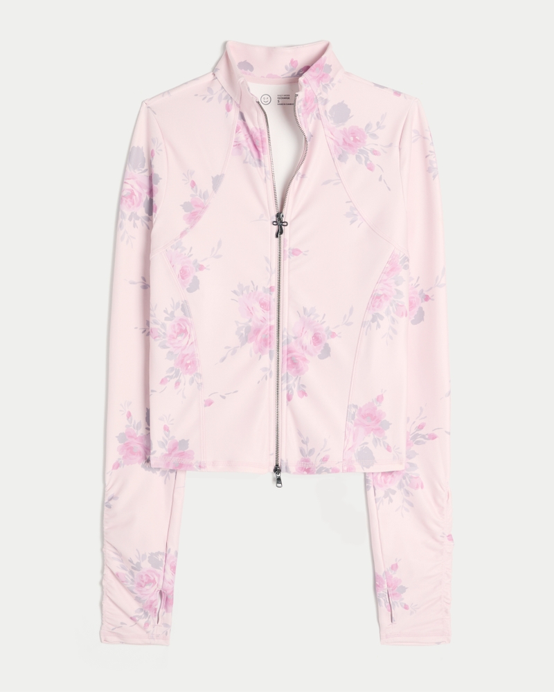 gilly hicks recharge active bow double zipper jacket