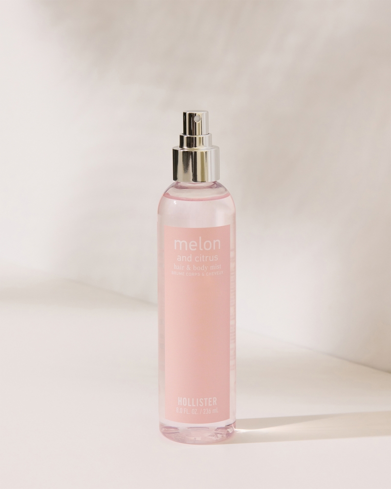hair and body spray with sugar and vanilla scent