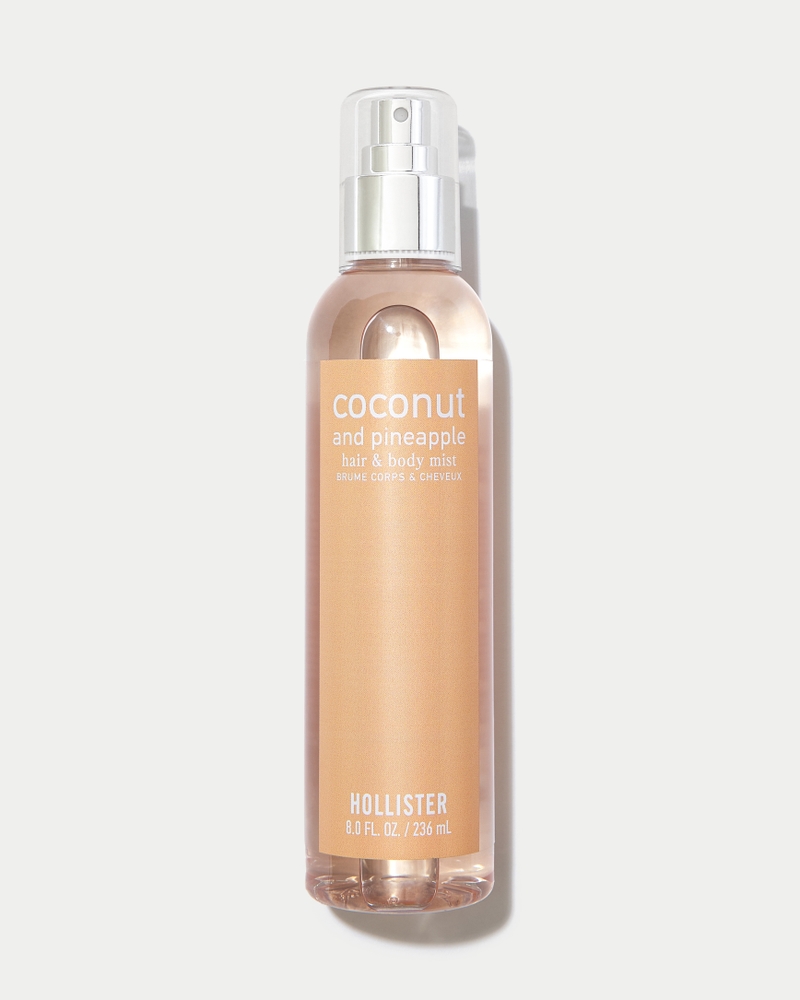 hair and body spray with sugar and vanilla scent