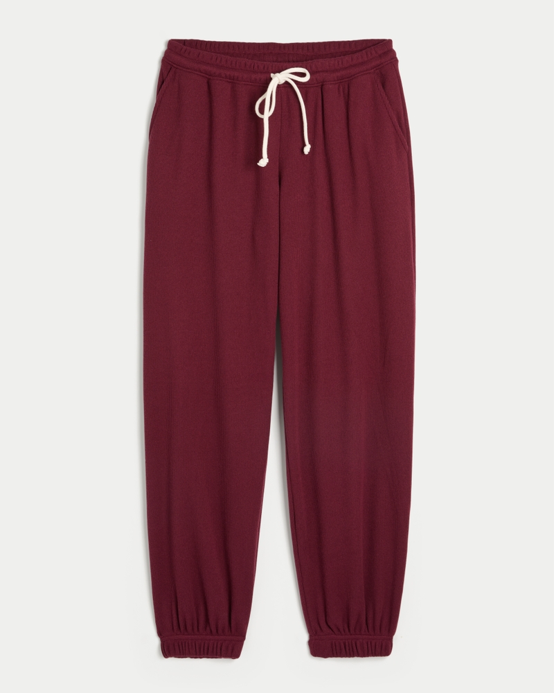 gilly hicks always cozy waffle knit pocket style running pants