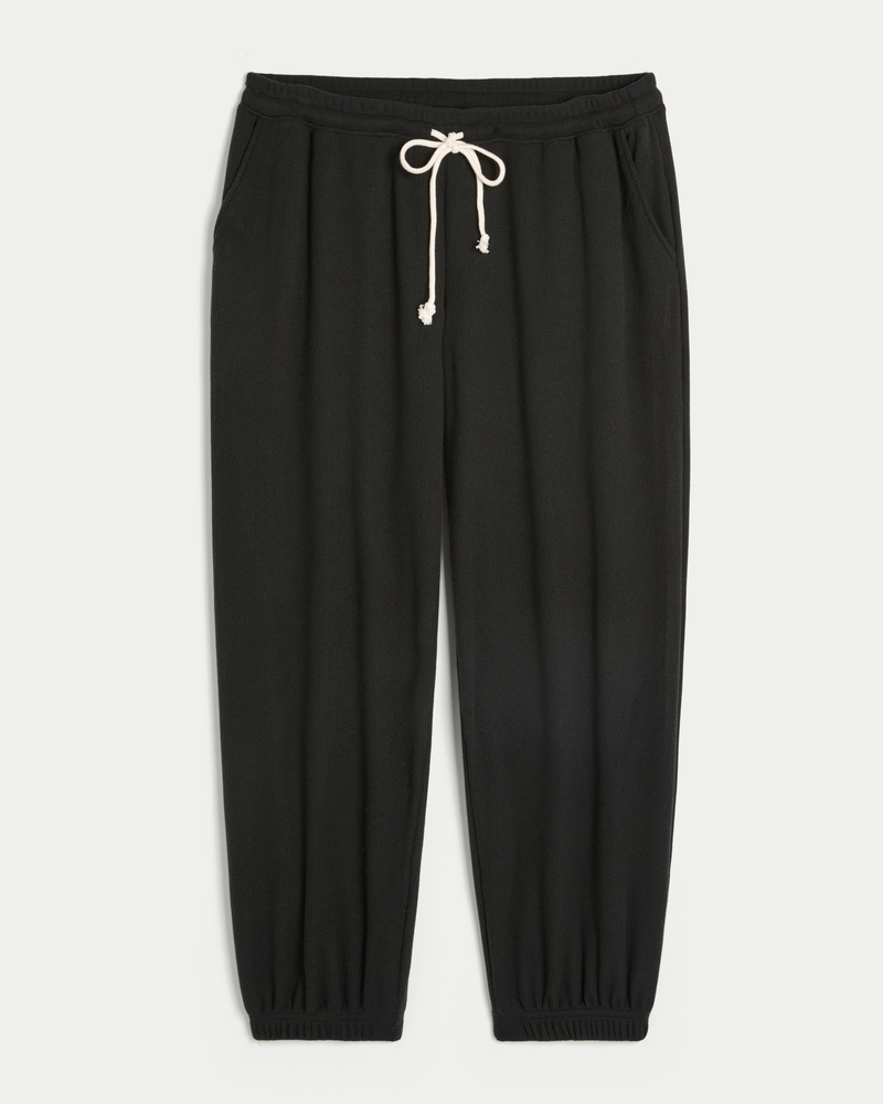 gilly hicks always cozy waffle knit pocket style running pants