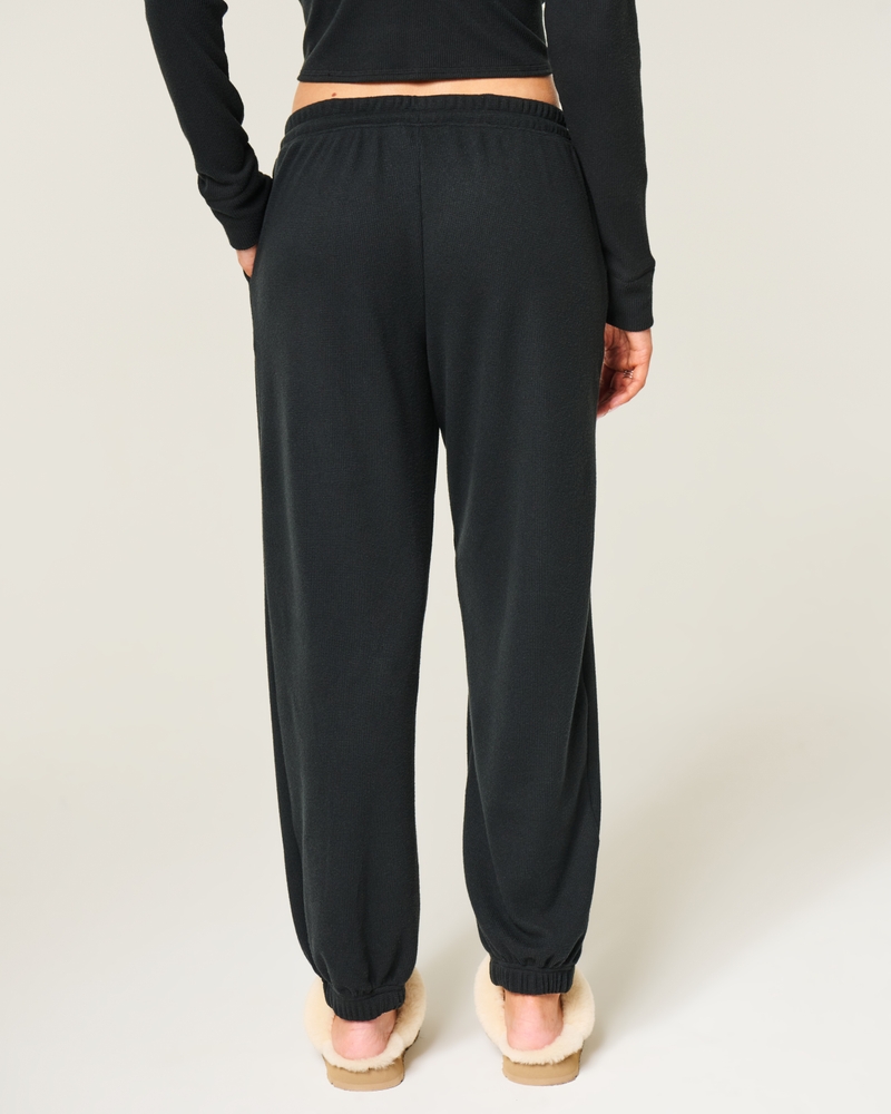 gilly hicks always cozy waffle knit pocket style running pants