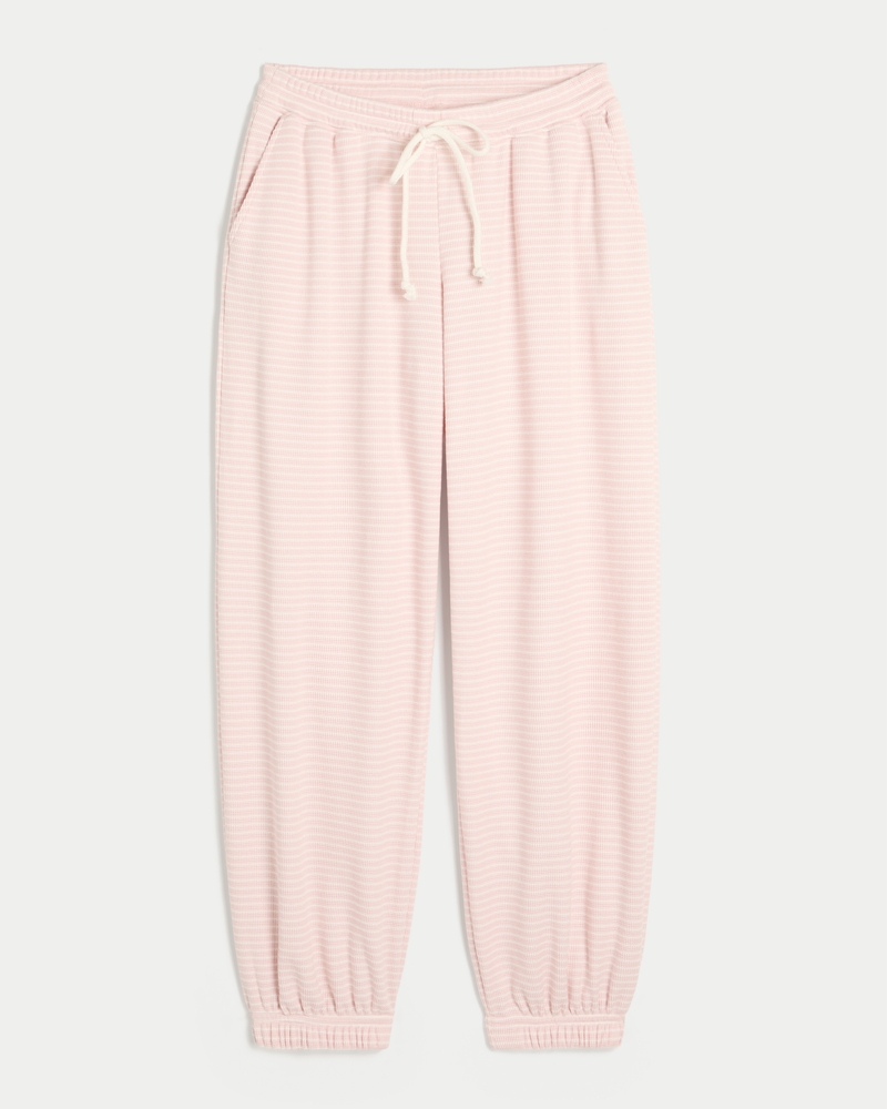 gilly hicks always cozy waffle knit pocket style running pants