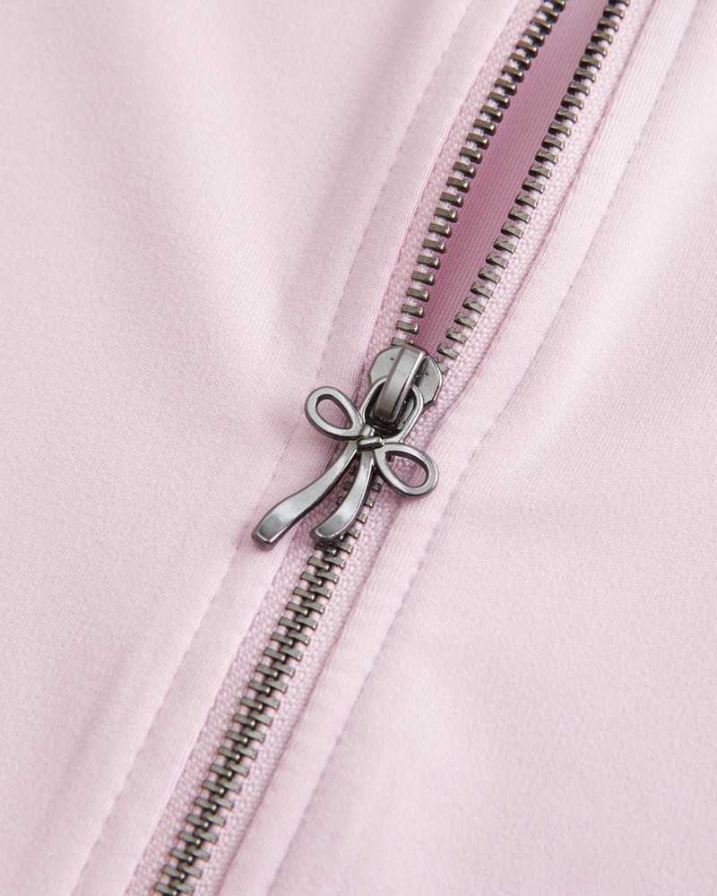 gilly hicks recharge active bow double zipper jacket